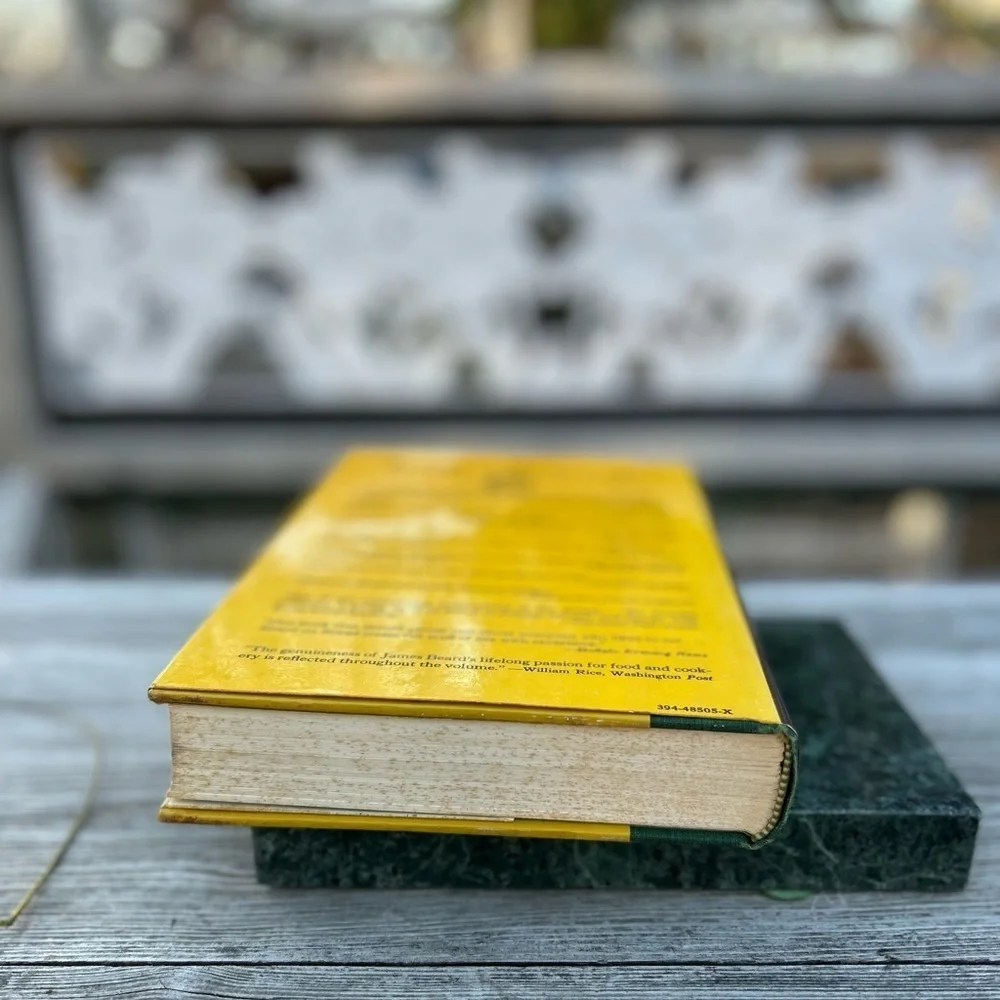 FIRST EDITION Beard on Food Book by James Beard 1974.